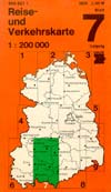 DDR-Reise- und Verkehrskarte 7 - Leipzig
