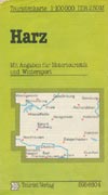 DDR-Touristenkarte Harz (1982)