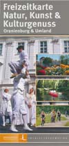 Freizeitkarte Natur, Kunst und Kulturgenuss Oranienburg und Umland