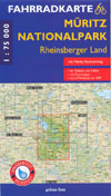 Fahrradkarte Müritz-Nationalpark, Rheinsberger Land, M 1:75.000