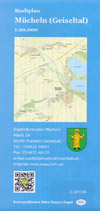 Stadtplan Mücheln (Geiseltal) Maßstab 1:20.000