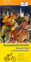 Radkarte Romantische Straße - vom Main zu den Alpen