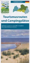 Tourismusrouten und Campingplätze in Lettland (Latvia)